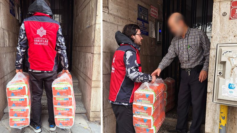 Kütahya'da Vakıflar Bölge Müdürlüğü’nden hastaya destek