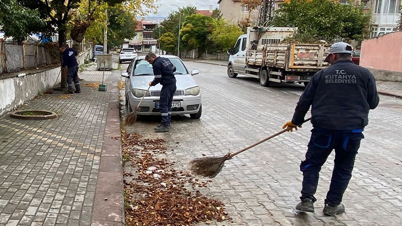 Kütahya'da Yağmur Sonrası Temizlik Çalışması (3)