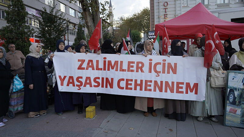 Kütahyalılar “Filistin”I Unutmadı, Ateşkes Çağrısı Yapıldı (2)