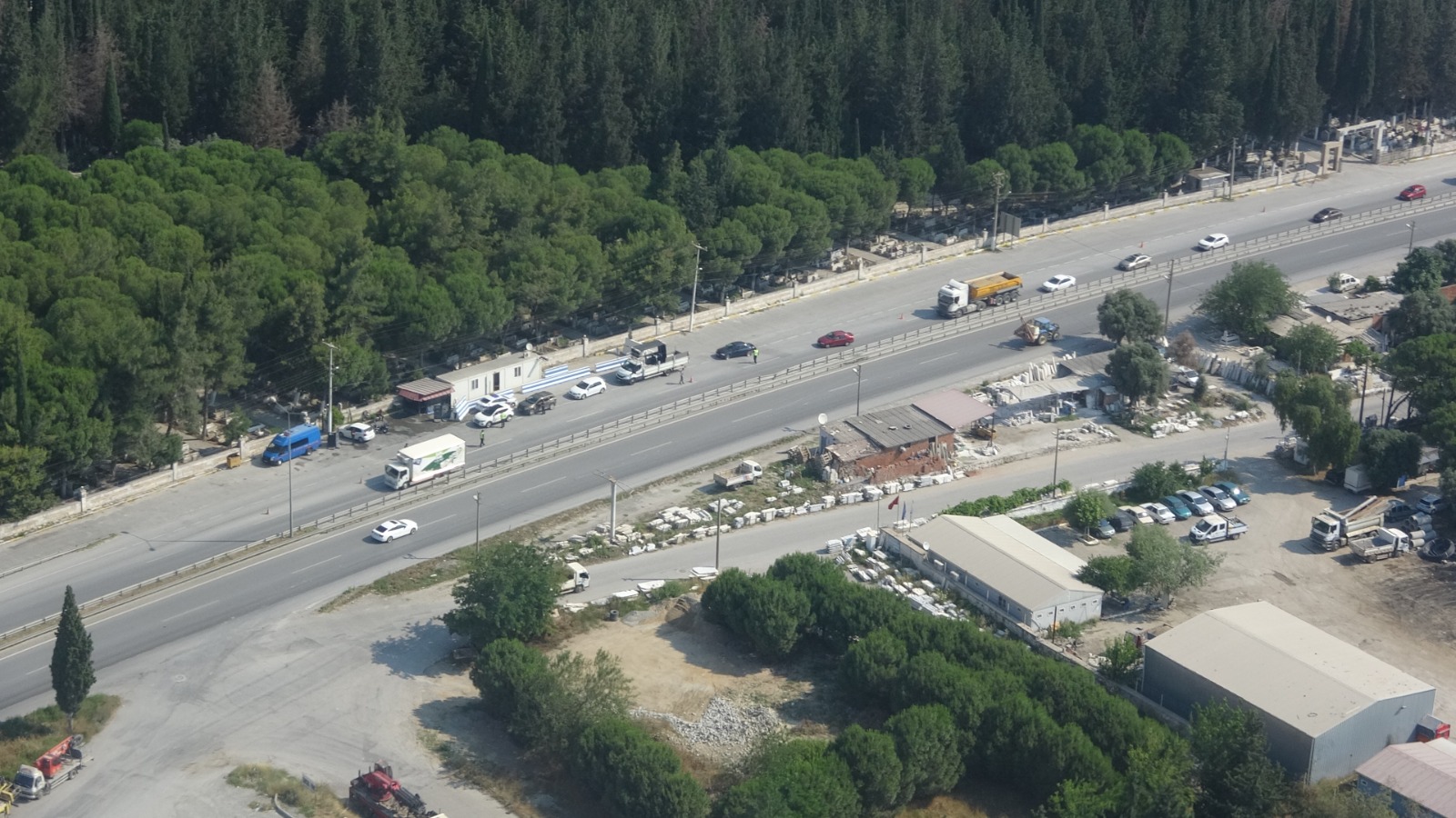 Aydın'da helikopter destekli trafik denetimi yapıldı