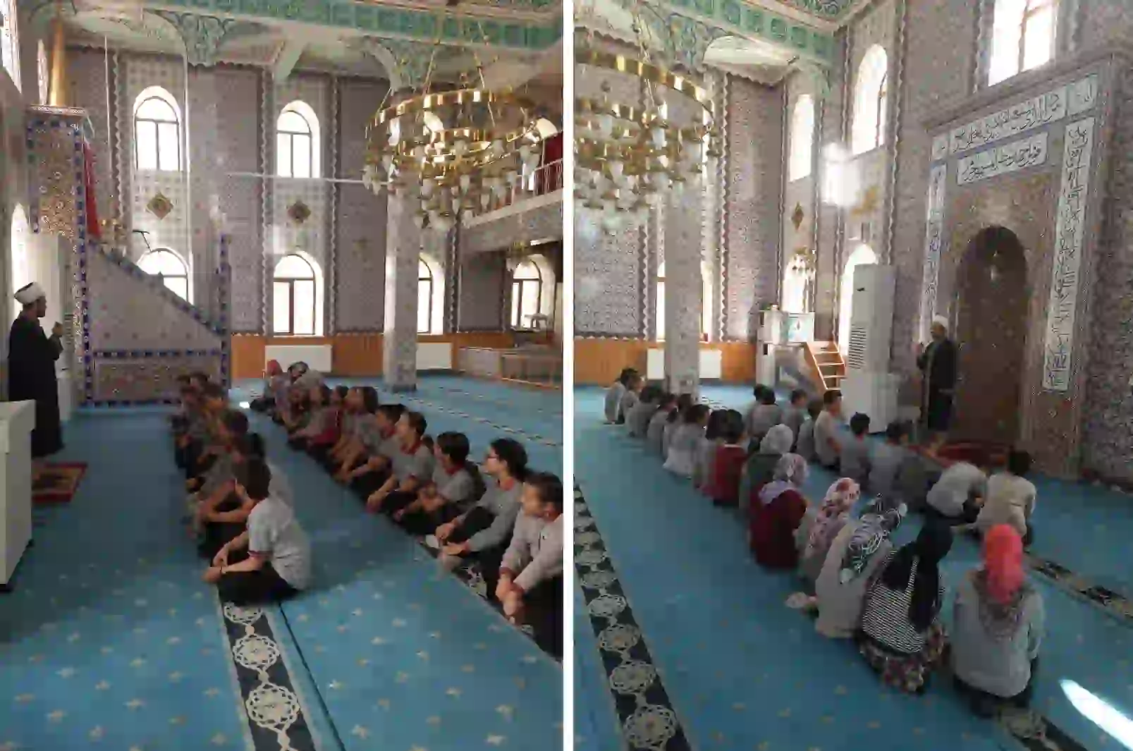 Az Mahalle Camii din görevlileri tarafından Pazarlar İmam Hatip Ortaokulu ve Pazarlar Ortaokulu öğrencileri için cami çocuk buluşması düzenlendi.