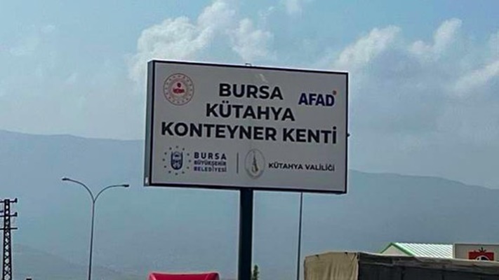 Kütahya-Bursa konteyner kenti eğitim yuvası oldu