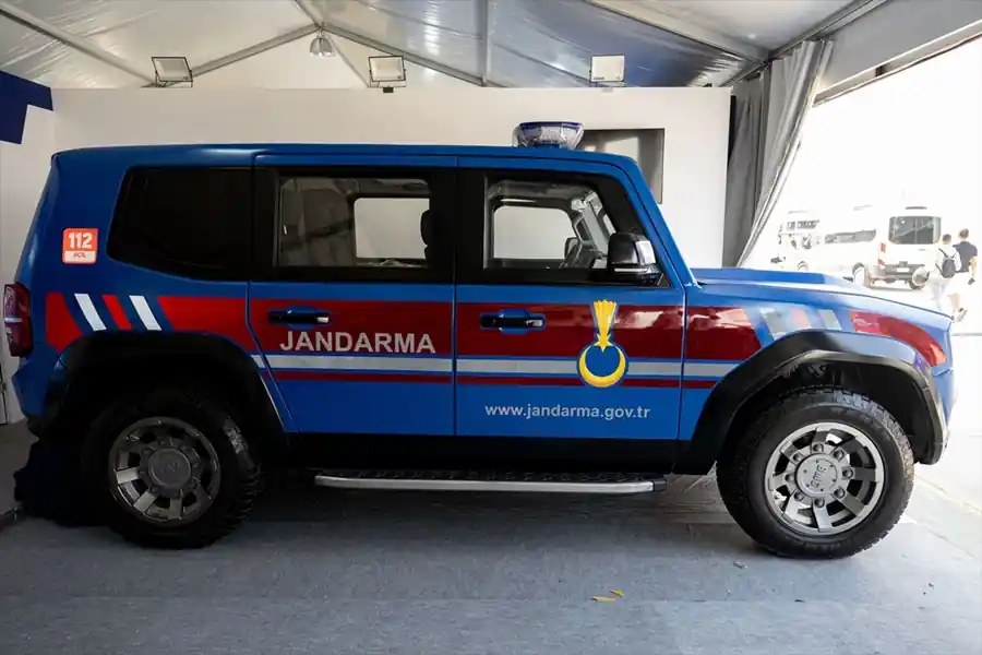 Jandarmanın yerli SUV aracı ilk kez ortaya çıktı