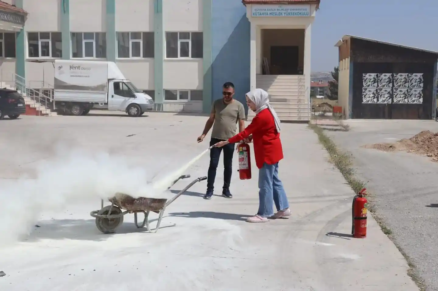 KSBÜ’de deprem, yangın ve bina tahliye tatbikatı