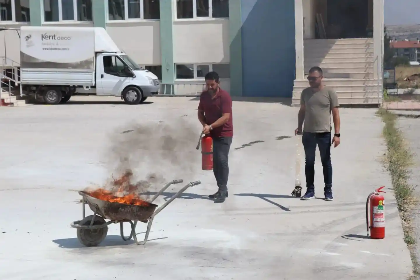 KSBÜ’de deprem, yangın ve bina tahliye tatbikatı