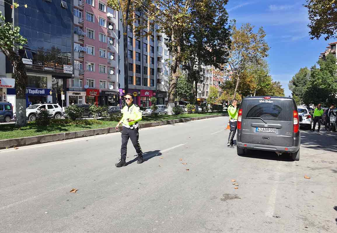 Kütahya’da trafik denetimleri devam ediyor 