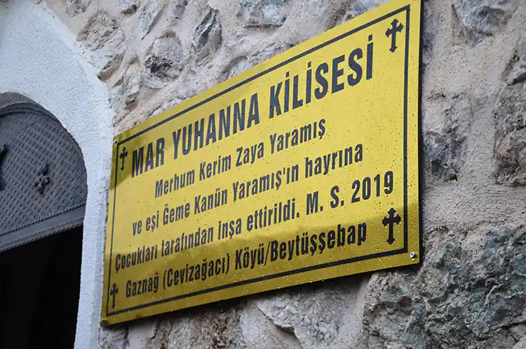 Mor Yuhanna Kilisesi Yeniden İbadete Açıldı