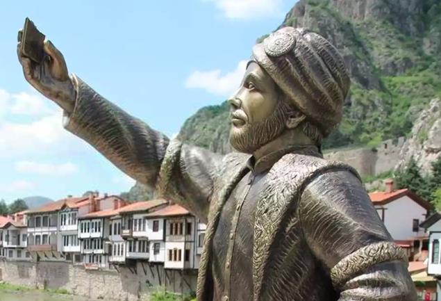 amasya selfie çeken şehzade