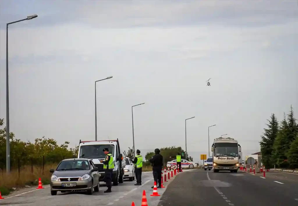 cayrokopter ile trafik denetimi