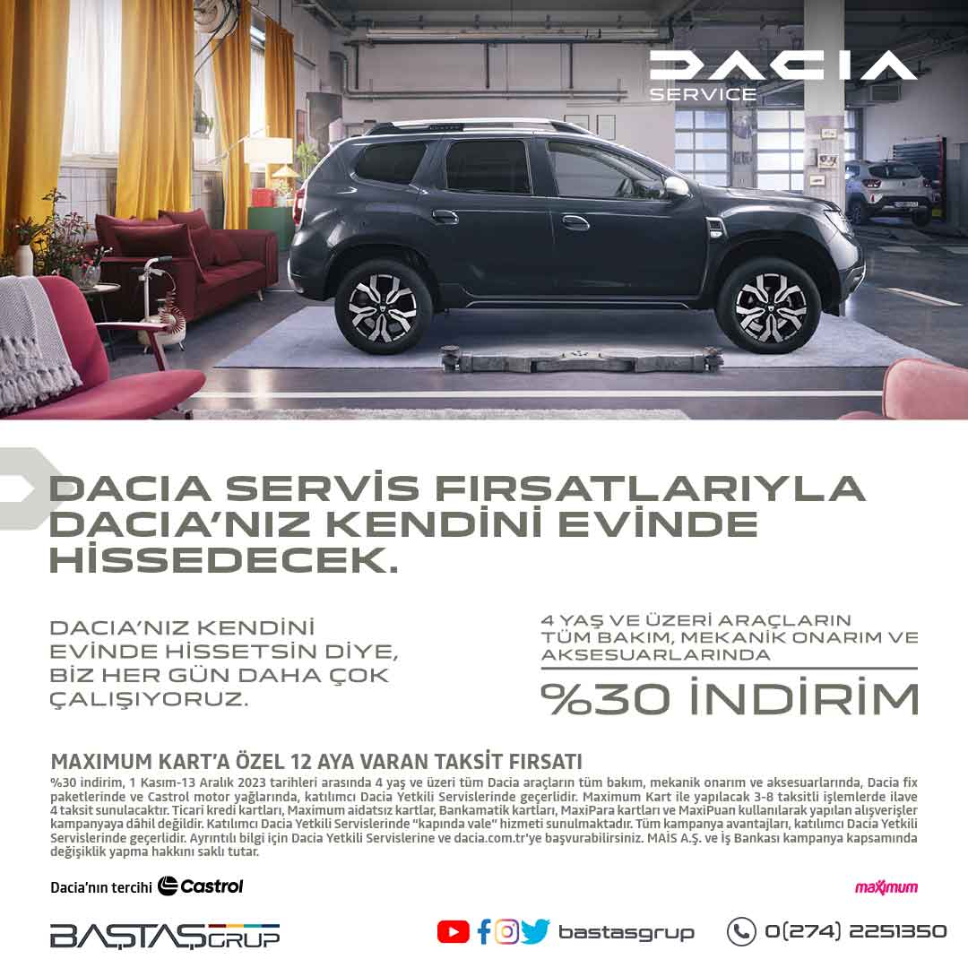 4 yaş ve üzeri Renault ve Dacia aracı olanlar dikkat