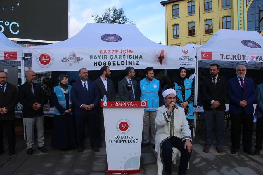 Kütahya’da Gazze için hayır kermesi açıldı 