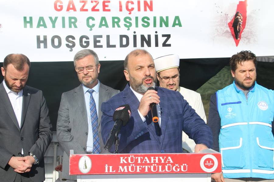 Kütahya’da Gazze için hayır kermesi açıldı 