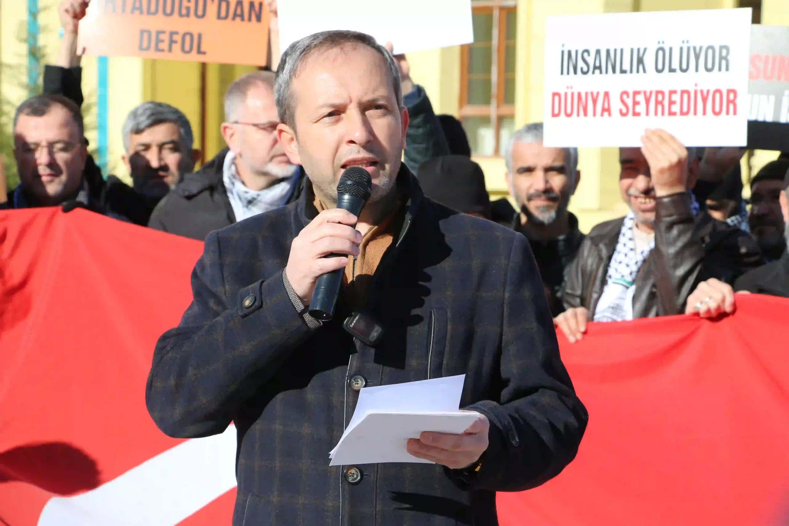 Kütahya’da İsrail ve PKK protesto edildi 