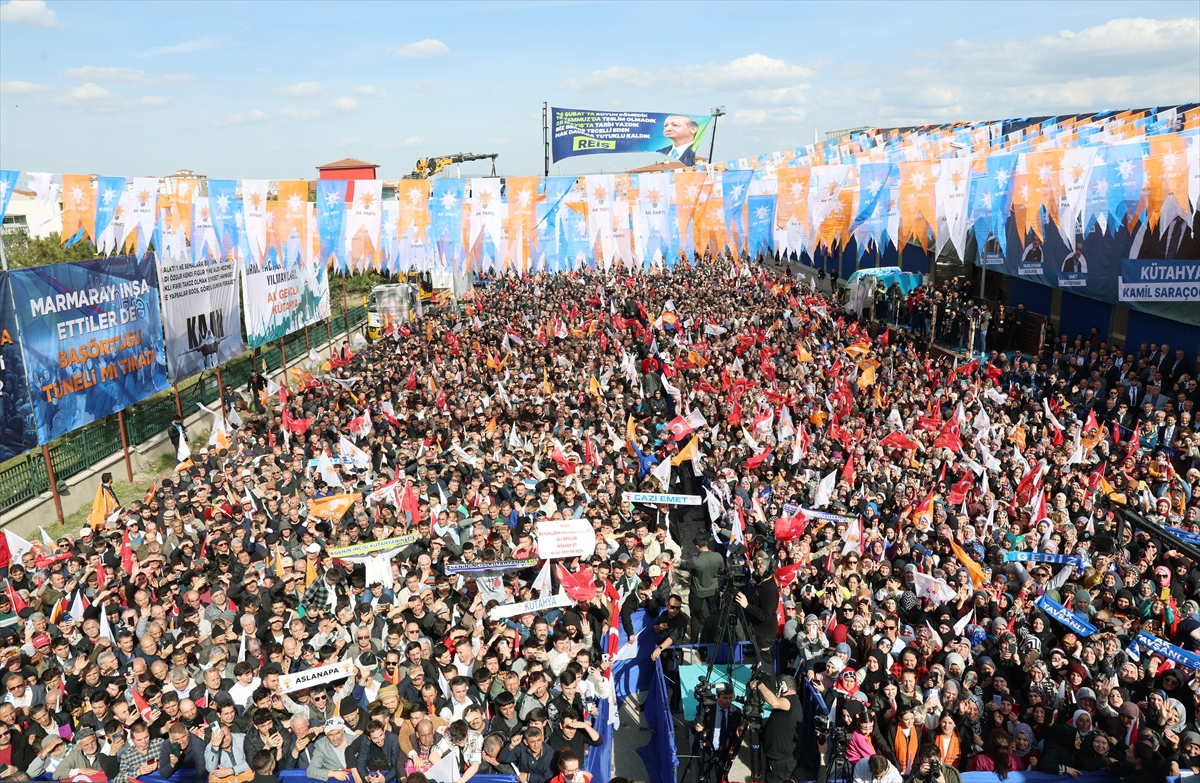 Cumhurbaşkanı Erdoğan, Kütahyalılarla buluştu 