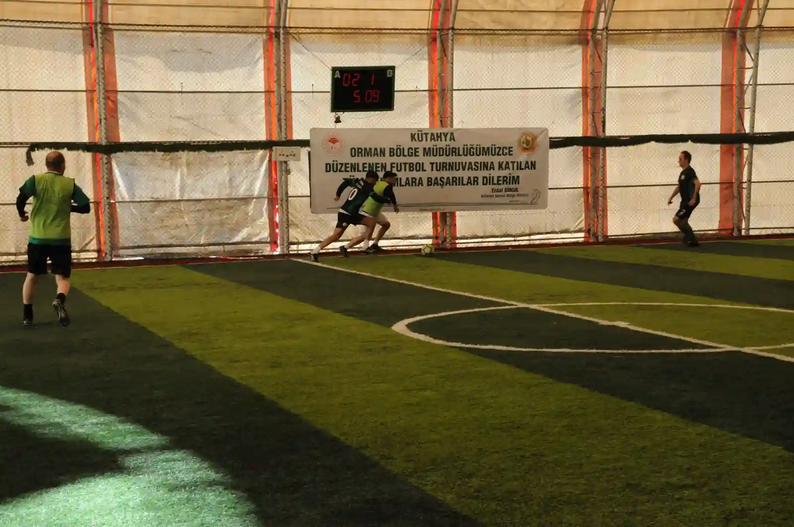 Kütahya OBM’de halı saha turnuvası başladı