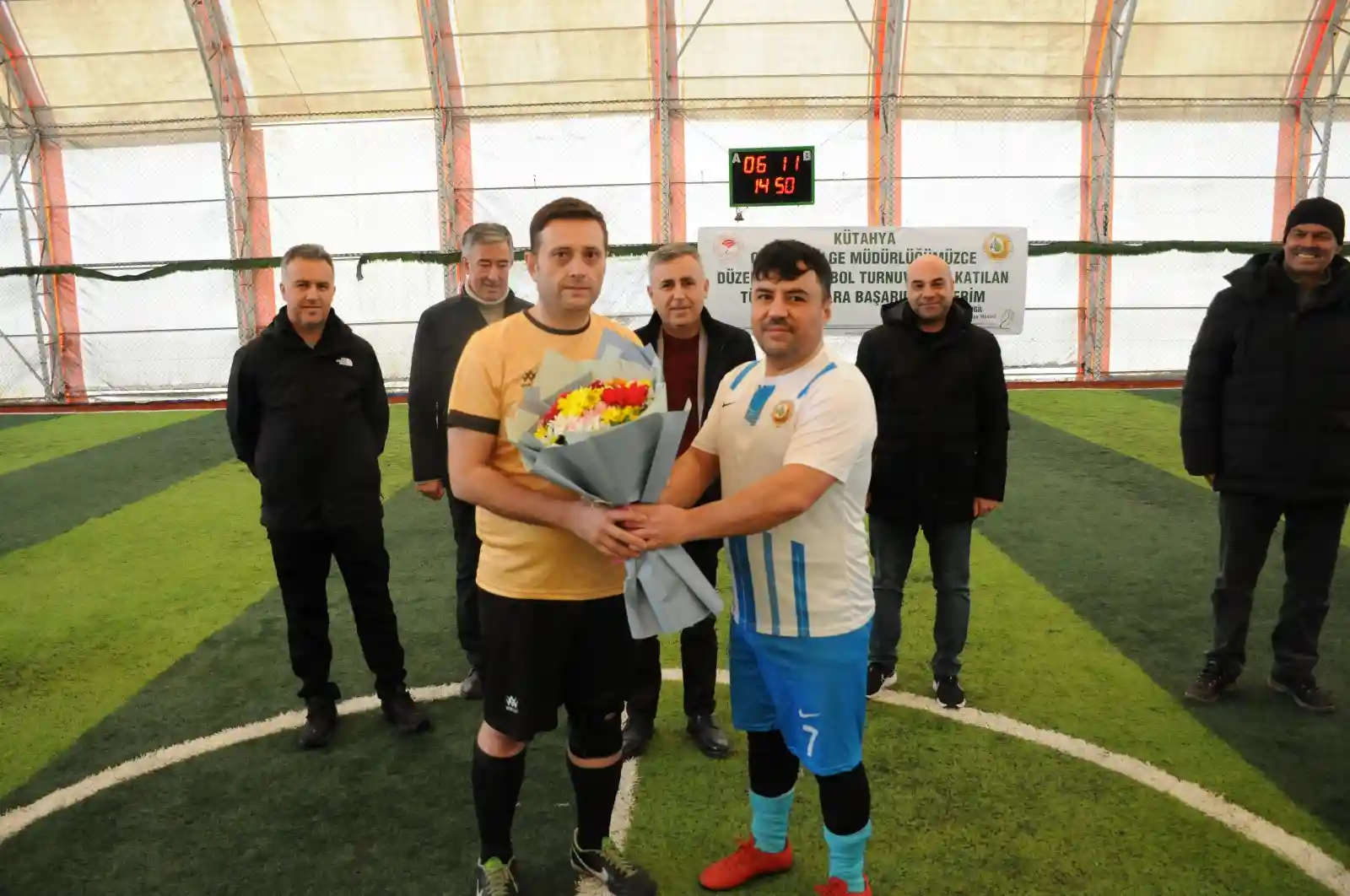 Kütahya OBM’de halı saha turnuvası başladı