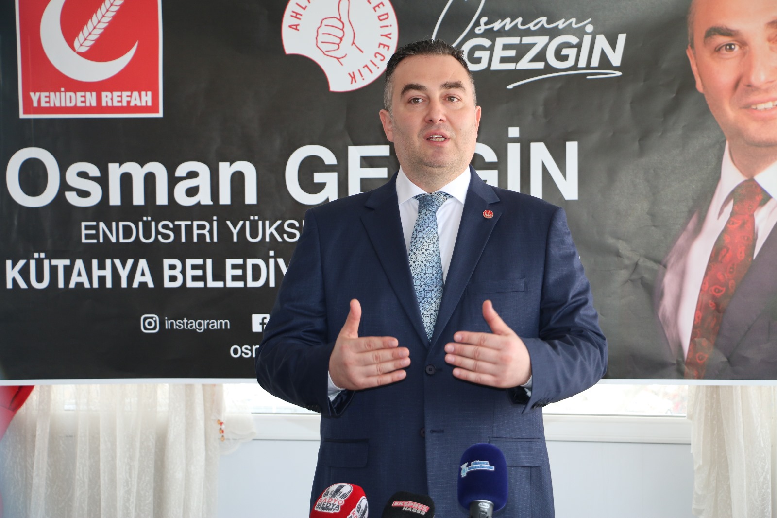 YRP Kütahya adayı Gezgin, projelerini açıkladı 