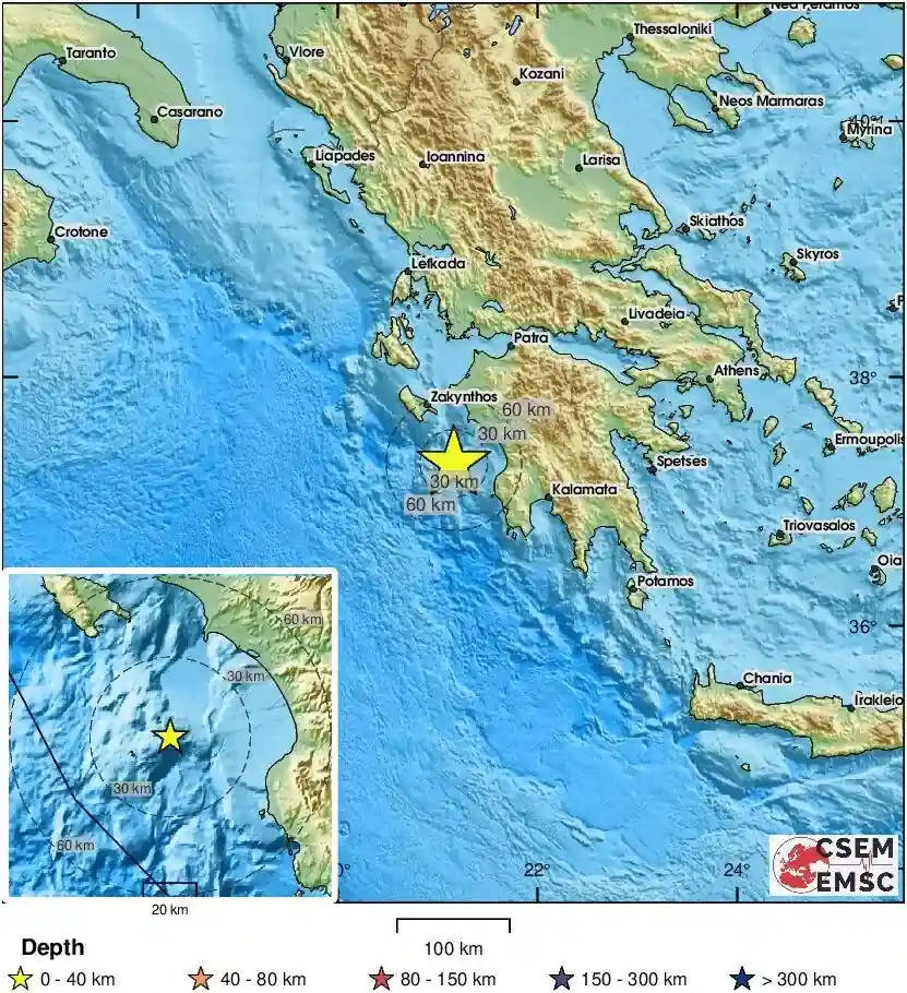 Yunanistan'da 6 büyüklüğünde deprem yaşandı
