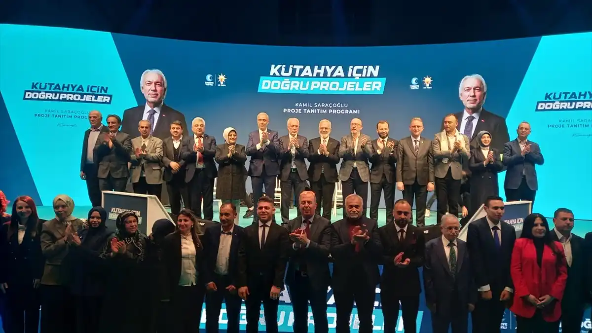 AK Parti Kütahya adayı Saraçoğlu projelerini tanıttı
