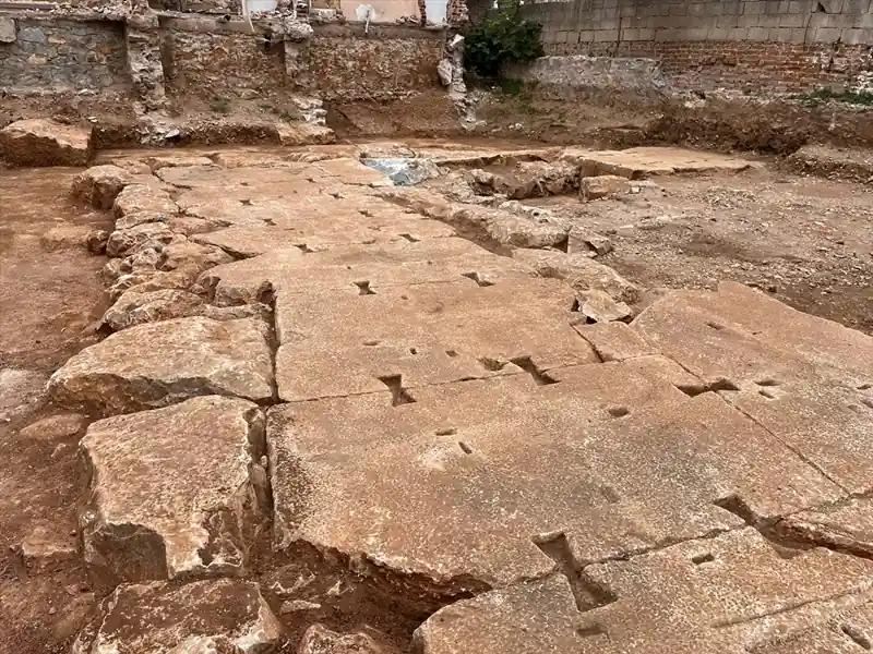 Muğla'da inşaat temelinde tarihi kalıntılar bulundu