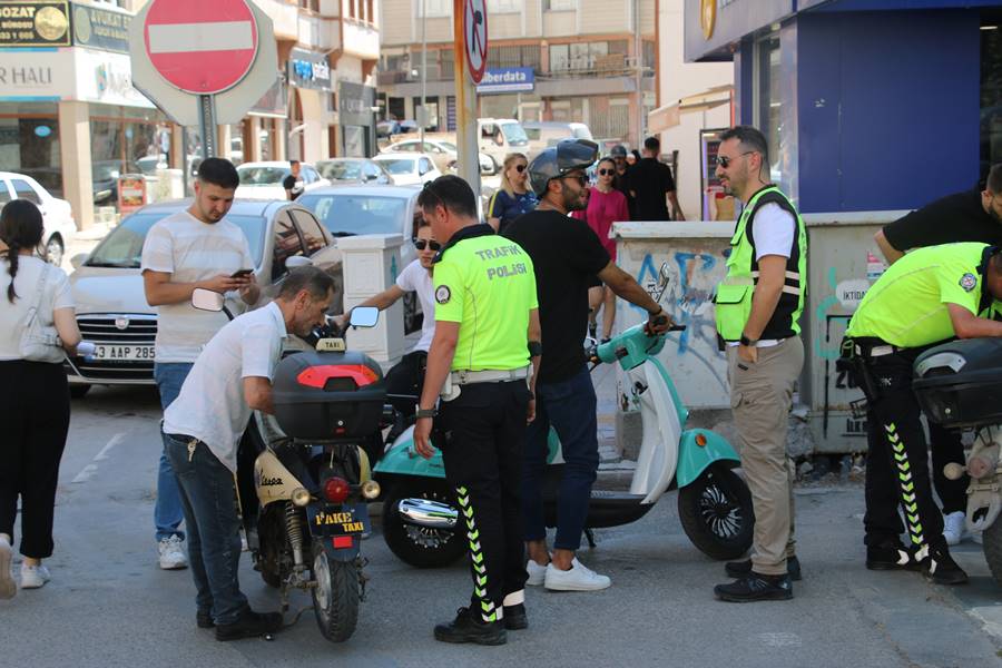 Kütahya’da elektrikli bisiklet denetimleri başladı