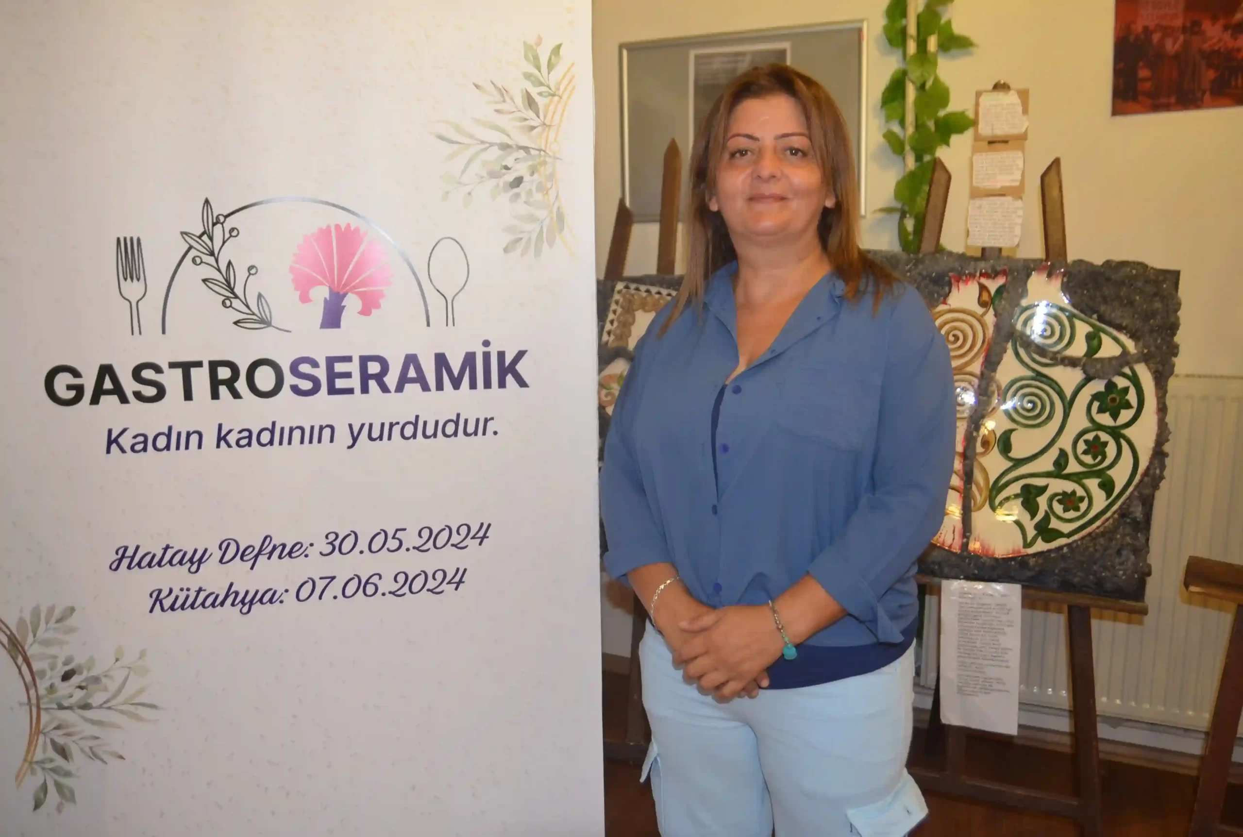 Kütahya'da seramik ürünler ve Hatay'ın yöresel lezzetleri tanıtıldı