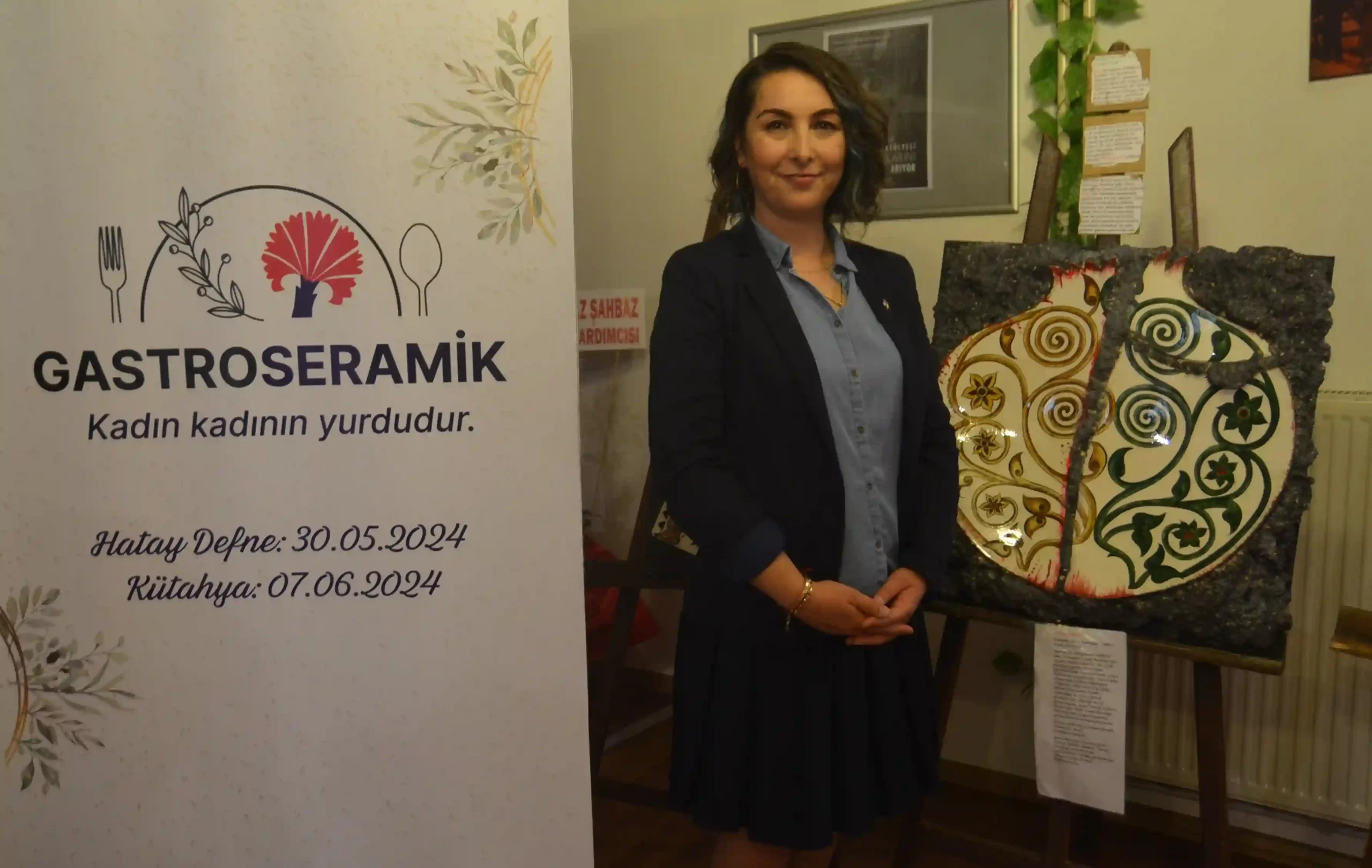 Kütahya'da seramik ürünler ve Hatay'ın yöresel lezzetleri tanıtıldı