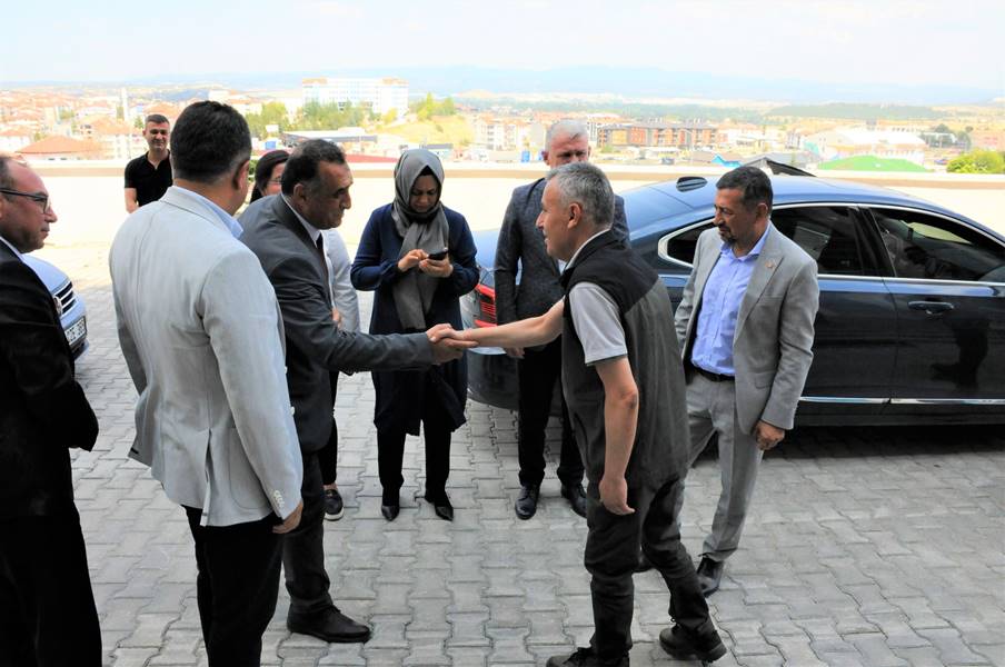 Kütahya’da ilçe başkanlarından Dingil’e ziyaret