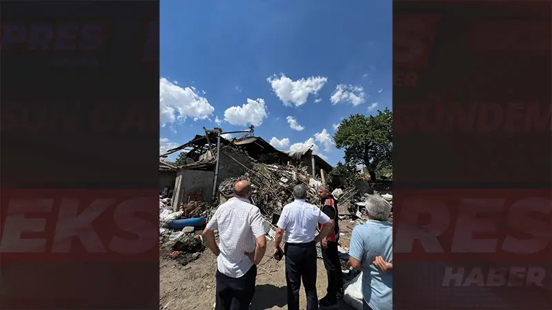 Afyonkarahisar'da iki katlı evde çıkan yangın söndürüldü