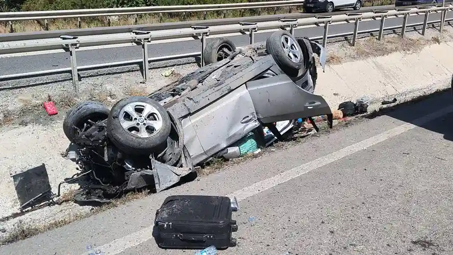 Kütahya’da zincirleme trafik kazası 6 yaralı