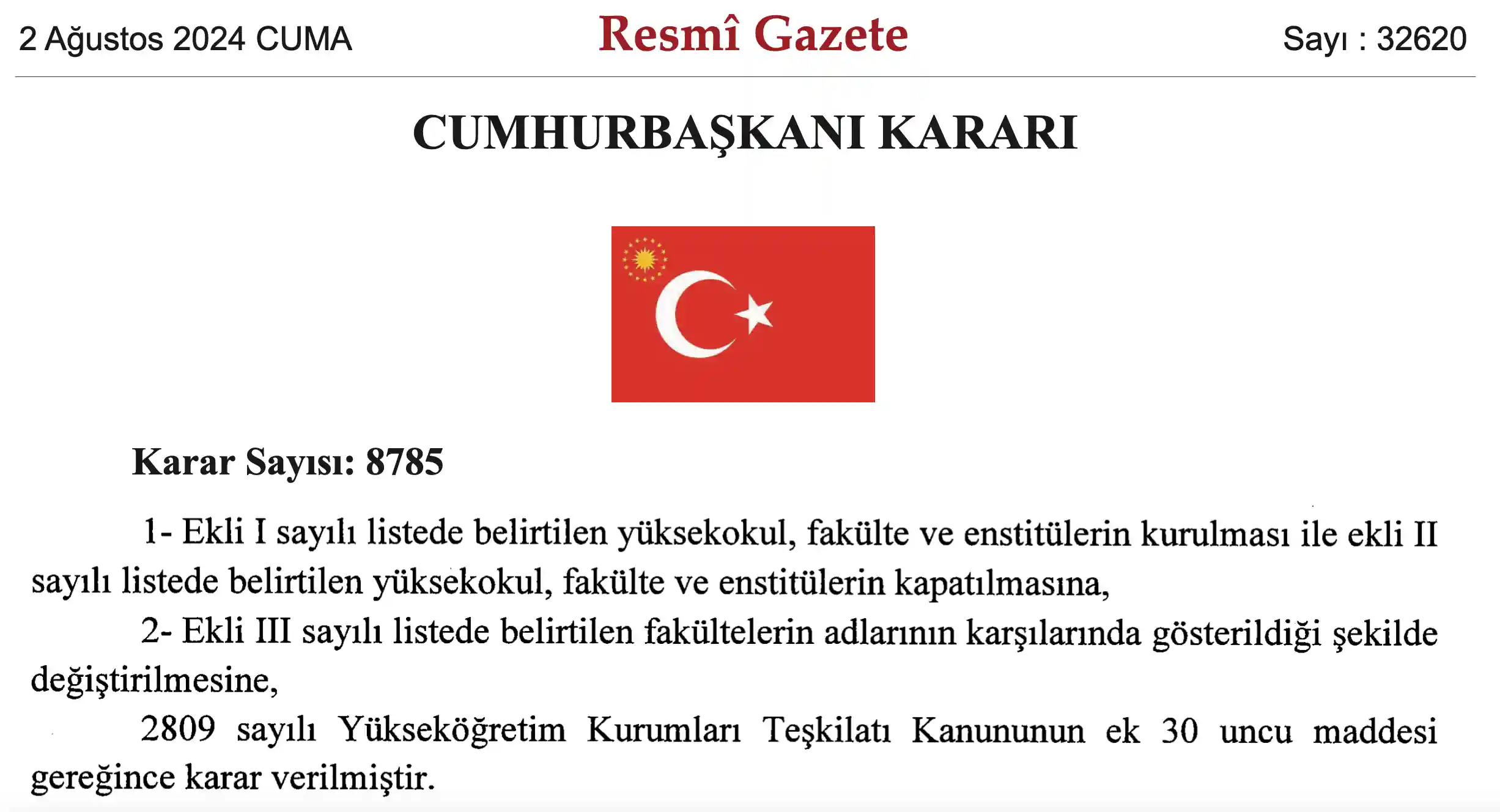 Kütahya DPÜ’de İlahiyat Fakültesi ismi geri geldi 