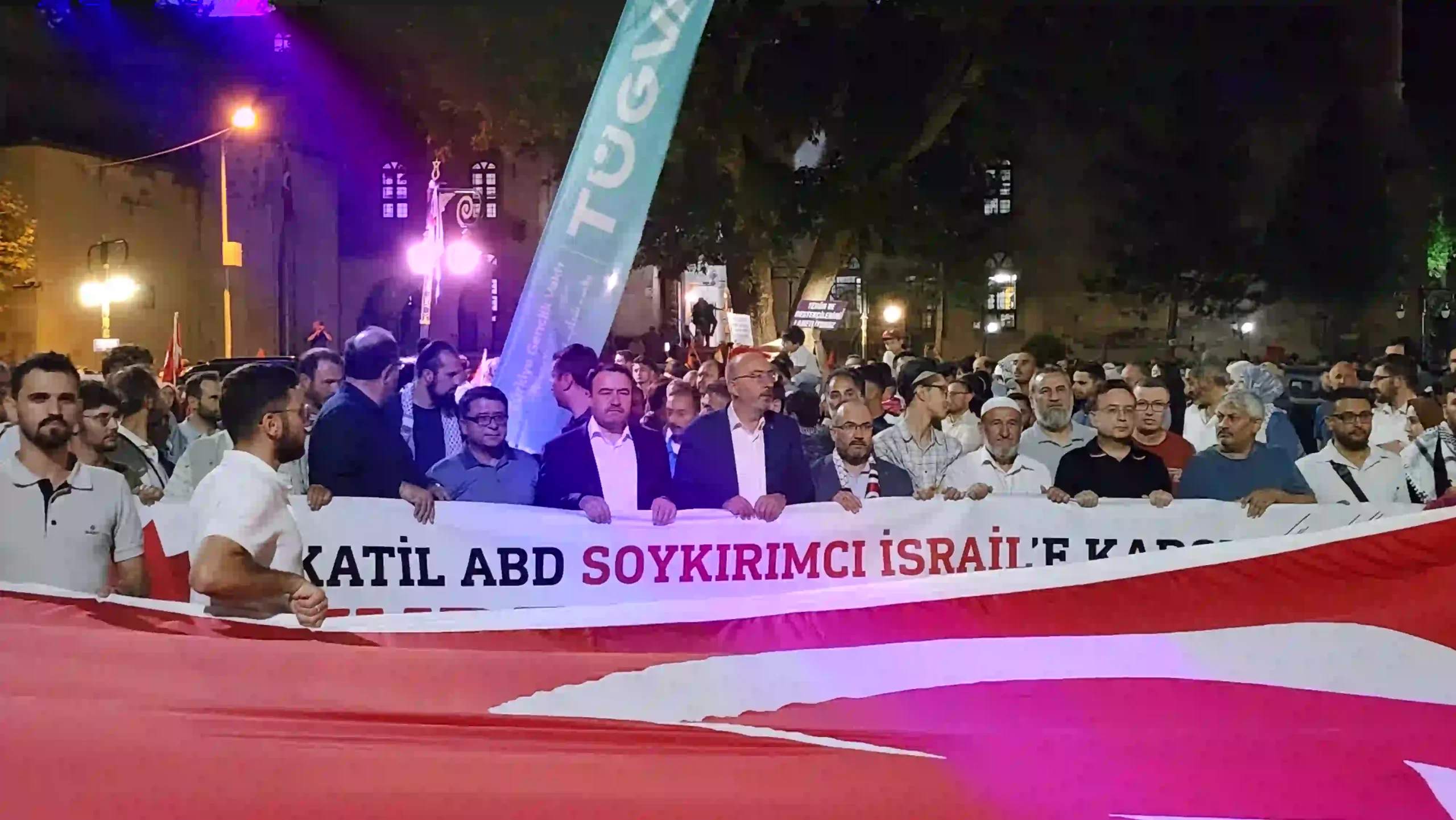 Kütahya'da Heniyye'nin suikasta uğraması protesto edildi 