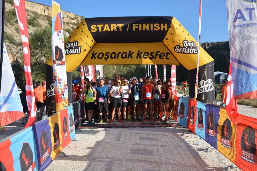 Afyonkarahisar'da Arnica 10. Frig Ultra Maratonu Start Aldı