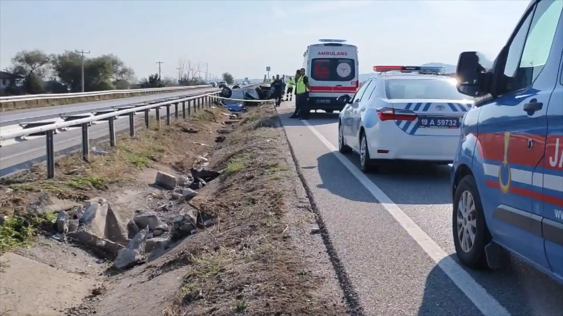 Çorum'da polis çift hayatını kaybetti