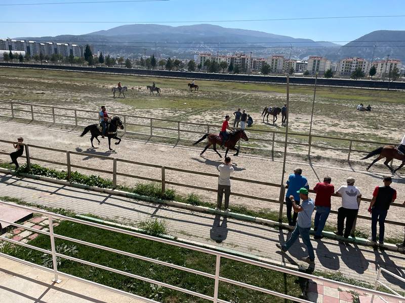 Kütahya’da 14 ilden rahvan atlar yarıştı, dostluk kazandı