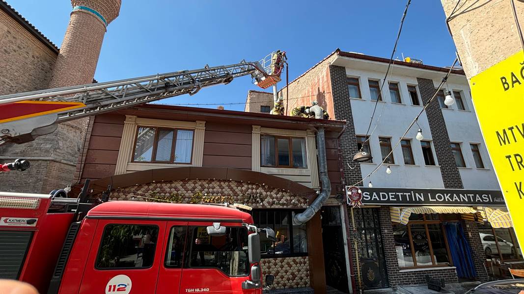 Kütahya’da işyerinde yangın