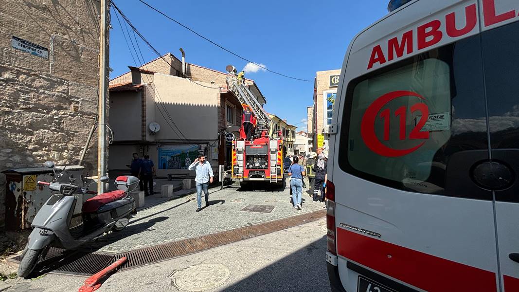 Kütahya’da işyerinde yangın