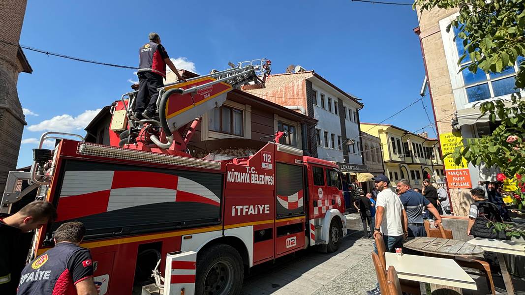 Kütahya’da işyerinde yangın