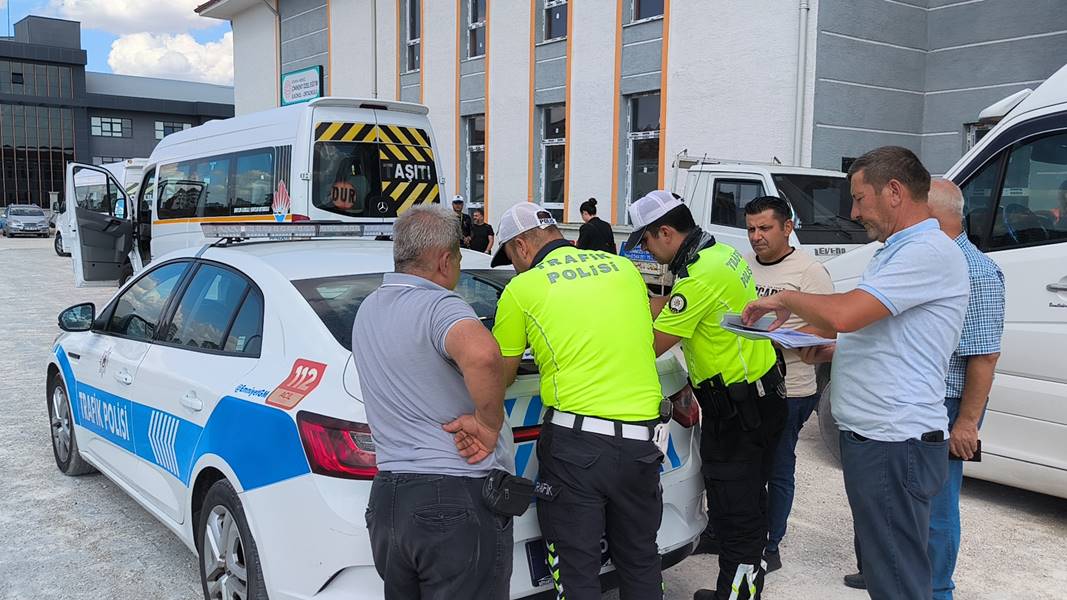 Kütahya’da okul servisleri denetlendi