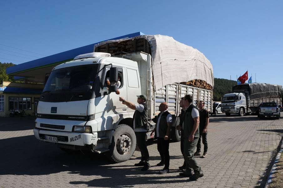 Kütahya’da orman ve jandarma ekiplerinden mobil kontrol