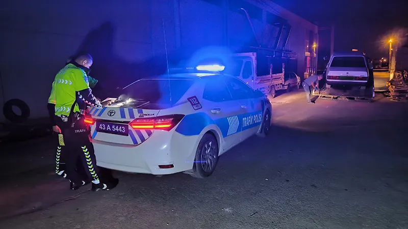 Kütahya’da çocuk sürücü ‘dur’ ihtarına uymadı ama kaçamadı