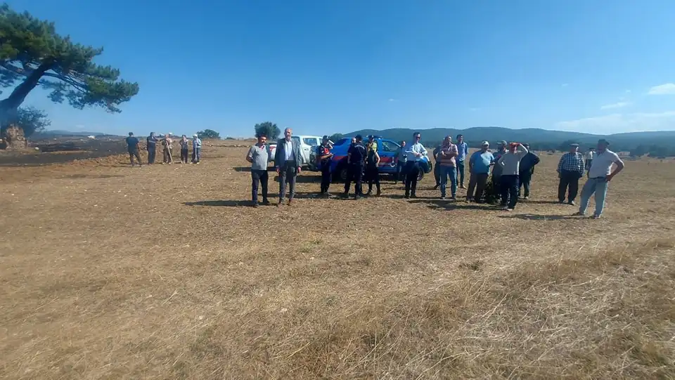 Kütahya'da ormanlık alana sıçrayan yangın söndürüldü