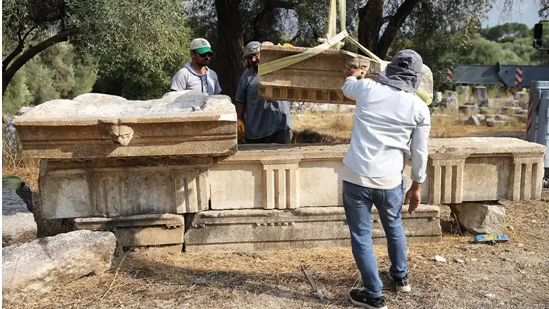 Tanrıça Hekate'nin tapınağı eski görünümüne dönüyor