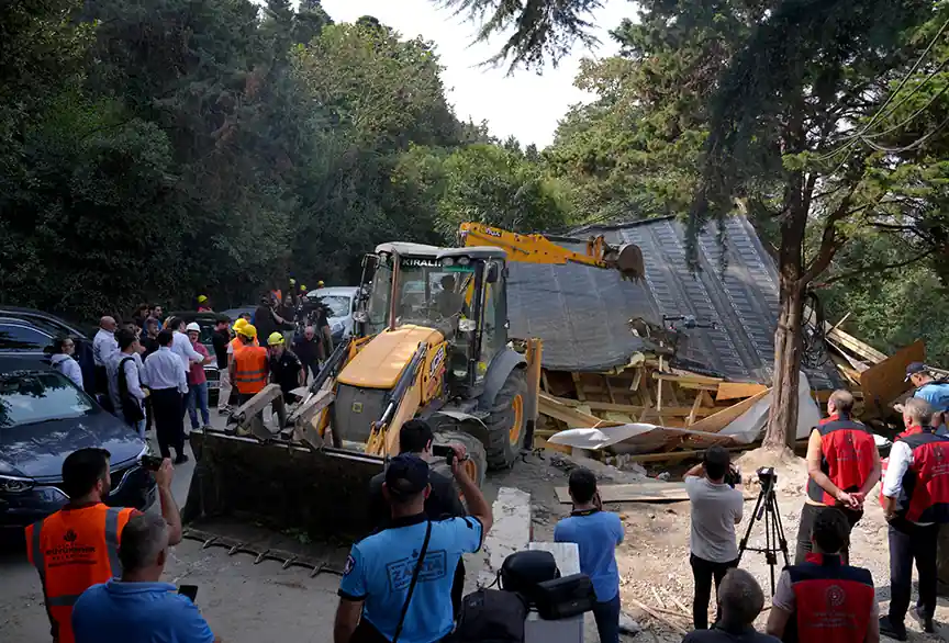 Vaniköy'deki kaçak villa yıkılacak