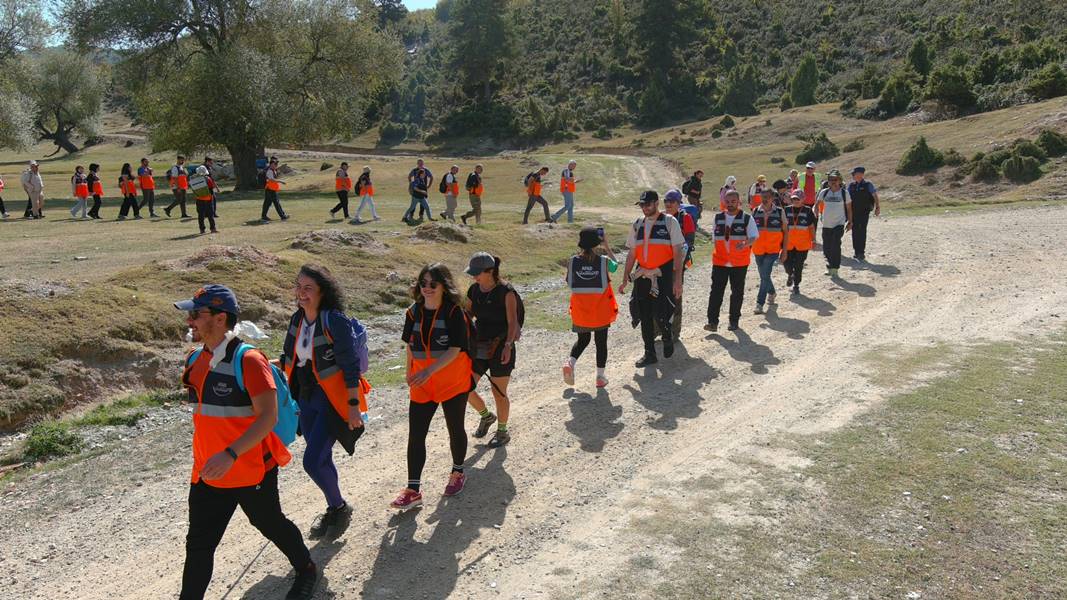 Kütahya’da AFAD gönüllüleri doğa yürüyüşünde buluştu