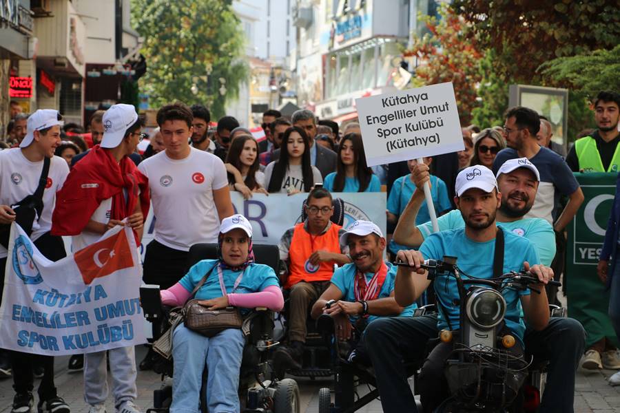 Kütahya spor için yürüdü, Amatör Spor Haftası başladı