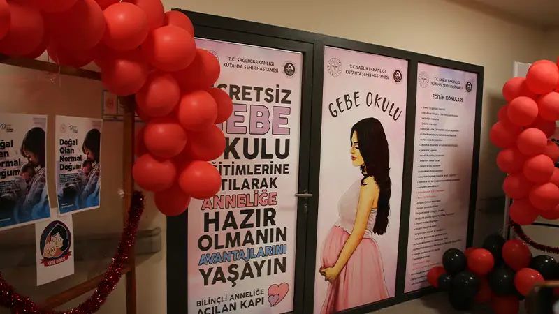 Kütahya’da gebe okulu açıldı 