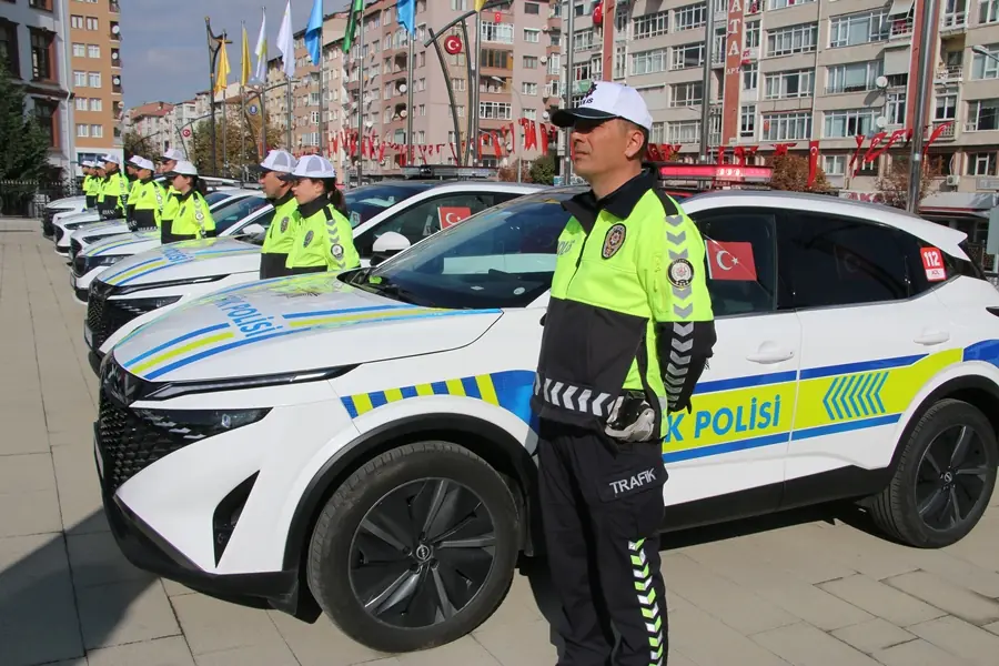 Kütahya'da polis ve jandarma araç filosu güçlendi