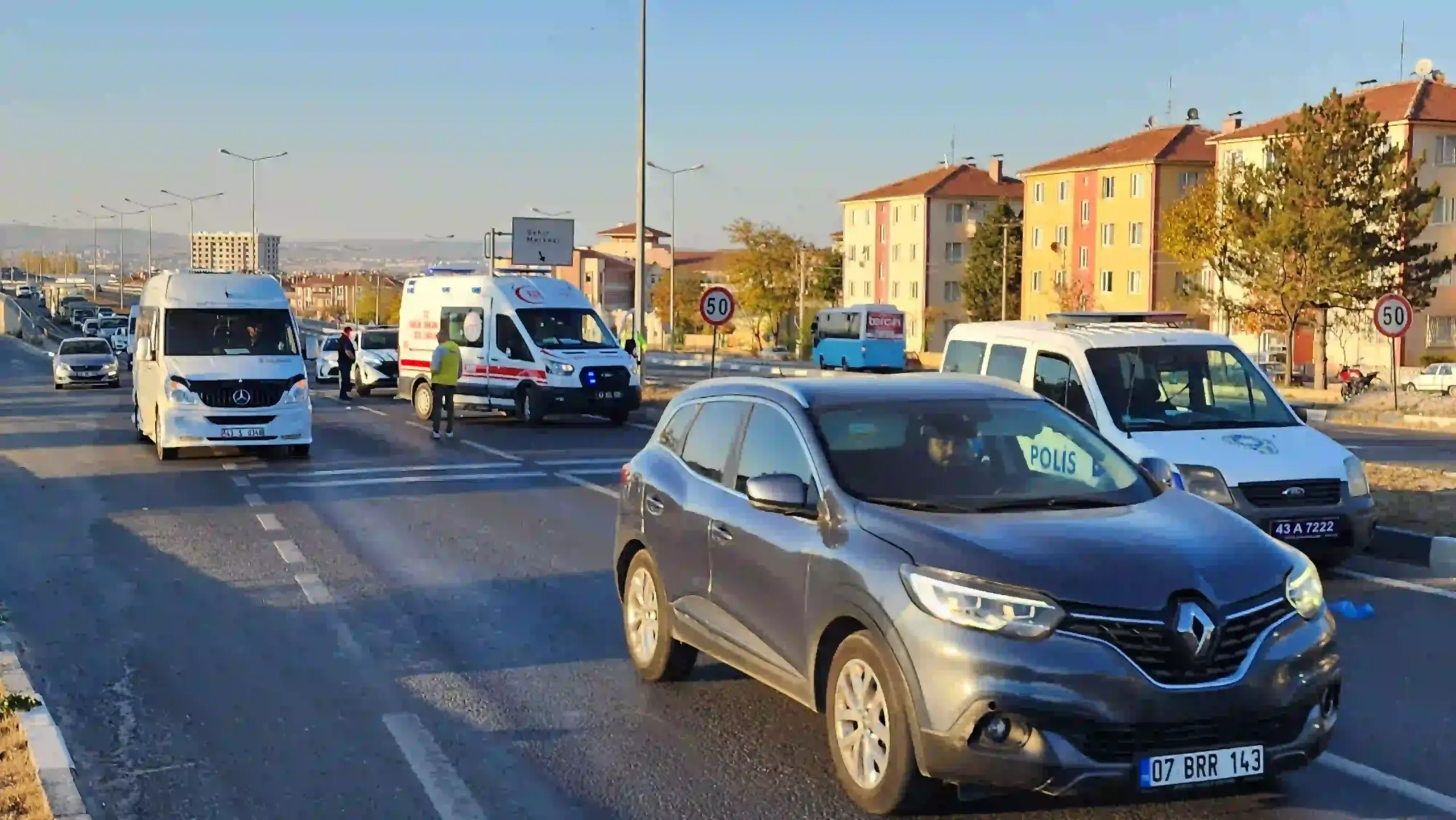 Kütahya'da çevre yolunda yine yaya çarpıldı